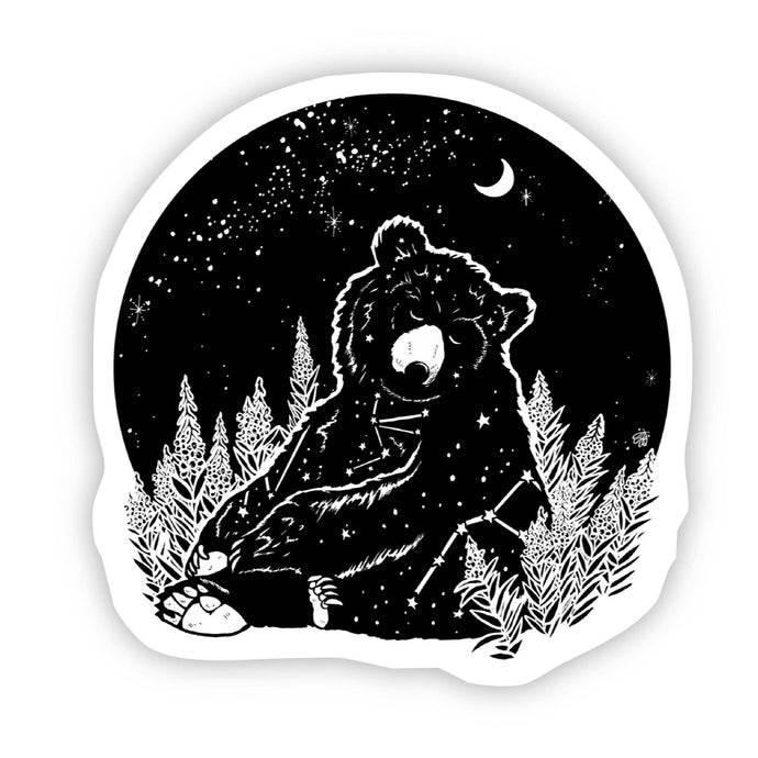 Midnight Bear Sticker