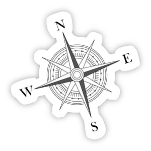 Compass Sticker